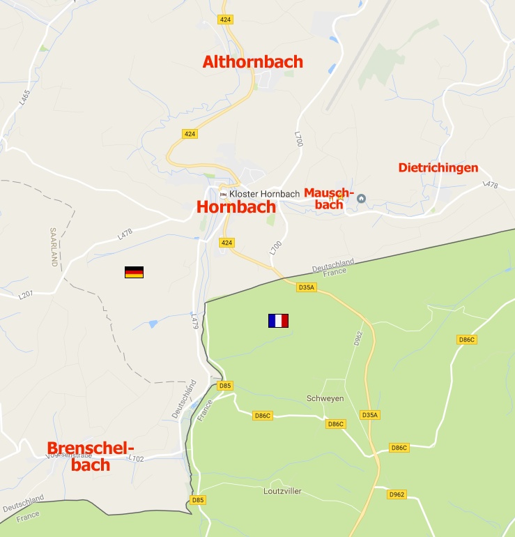 Diese Karte beruht auf diesem GoogleMaps-Ausschnitt