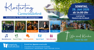 Klostertag Gemeindefest am 28.06.2026, ab 14 Uhr