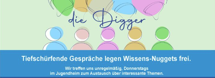 Digger – Treffen am 25.6.26, 19 Uhr
