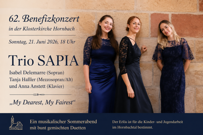 62. Benefizkonzert am 21.06.2026, 18 Uhr