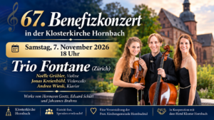 67. Benefizkonzert am 07.11.2026, 18 Uhr
